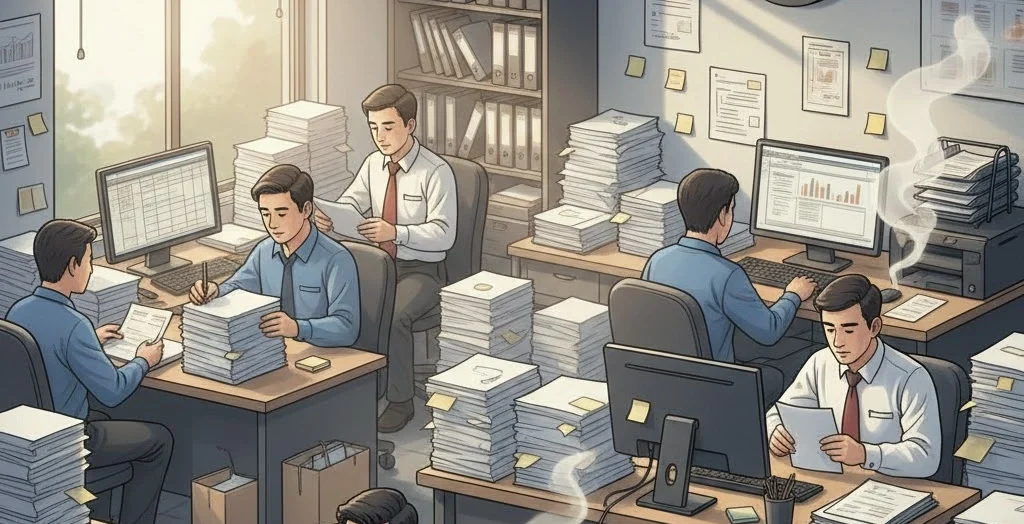 ilustrasi biaya operasional tersembunyi dalam proses bisnis