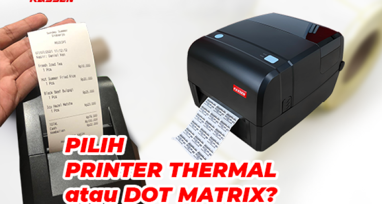 jenis direct thermal vs dot matrix