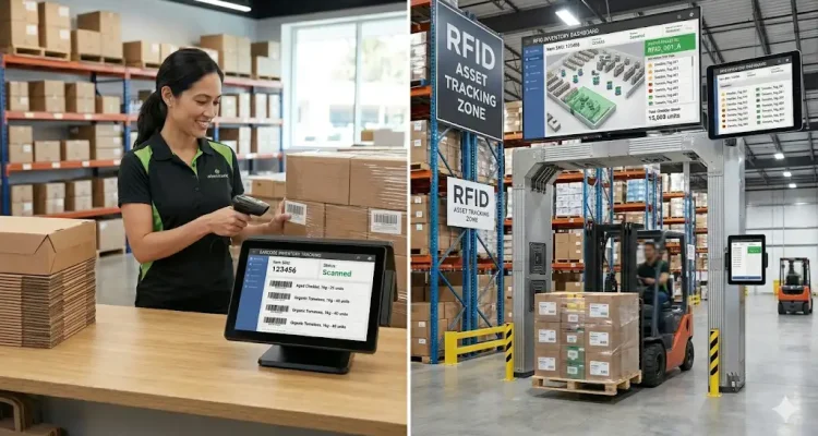 perbandingan teknologi barcode dan RFID untuk bisnis