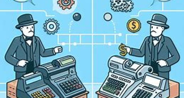 perbedaan Mesin kasir dan mesin analog